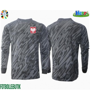 Polen Målvakt Bortatröja EM 2024 Långärmad